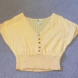 Yellow Poncho Blouse